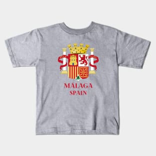 Malaga Spain. Gift Ideas For The Spanish Travel Enthusiast. Kids T-Shirt